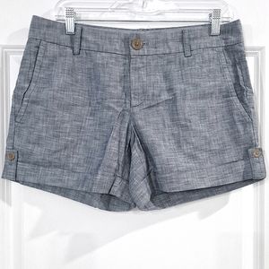 BANANA REPUBLIC | Chambray Cuffed Casual Chino Shorts